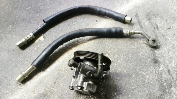 ปั้มเพาเวอร์ mitsu 4g63 แคมเดี่ยวพร้อมสาย และไดสตาร์ท