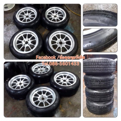 ขายแม็กซ์มือ2 Ray RF 1 ขอบ15 กว้าง8 + ยางปี 10 ราคา10,900บาทถูก