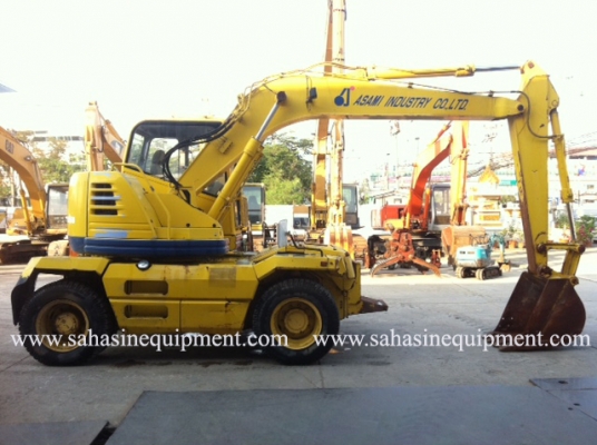 รถขุดล้อยาง PW128UU-1 S/N 11XX นำเข้า สภาพดีมาก บจก.สหสินอีควิปเม้นท์ โทร.081-5851880, 02-5168100-1 www.sahasinequipment.com รถขุดล้อยาง PW128UU-1 S/N 11XX นำเข้า สภาพดีมาก บจก.สหสินอีควิปเม้นท์ โทร.081-5851880, 02-5168100-1 www.sahasinequipment.com