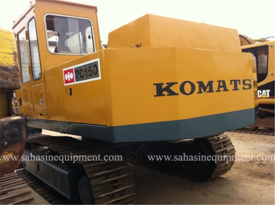 รถขุด PC150-1 S/N 12XX นำเข้า บจก.สหสินอีควิปเม้นท์ โทร.081-5851880, 02-5168100-1 www.sahasinequipment.com