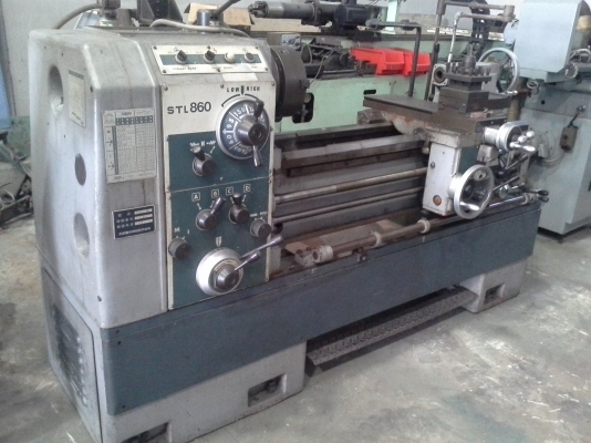 เครื่องกลึง ขนาด 6 ฟุต ญี่ปุ่น STL860 เกียร์บล็อค 4 เพลาเด้ง พร้อมมีเบรค กลึงเกลียวนิ้วและเกลียวมิลไม่ต้องเปลี่ยนเฟือง สภาพเครื่องจักรพร้อมใช้งาน เครื่องกลึง ขนาด 6 ฟุต ญี่ปุ่น STL860 เกียร์บล็อค 4 เพลาเด้ง พร้อมมีเบรค กลึงเกลียวนิ้วและเกลียวมิลไม่ต้องเปลี่ยนเฟือง สภาพเครื่องจักรพร้อมใช้งาน