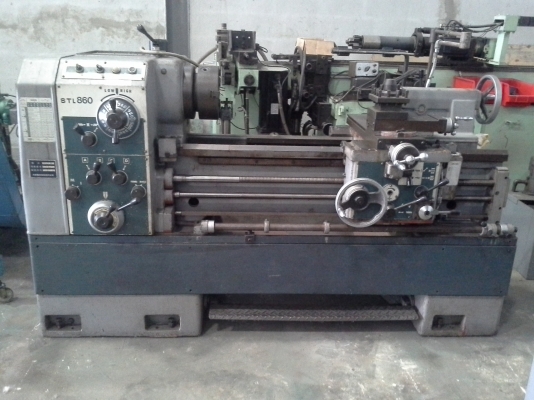 เครื่องกลึง ขนาด 6 ฟุต ญี่ปุ่น STL860 เกียร์บล็อค 4 เพลาเด้ง พร้อมมีเบรค กลึงเกลียวนิ้วและเกลียวมิลไม่ต้องเปลี่ยนเฟือง สภาพเครื่องจักรพร้อมใช้งาน