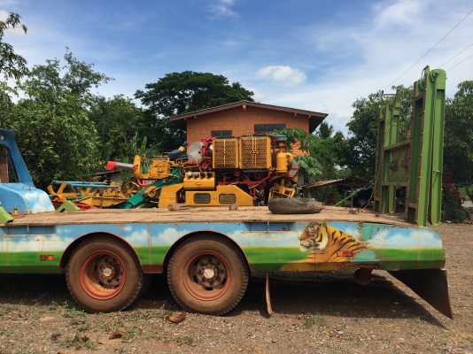 ขายรถเกี่ยวข้าว ศักดิ์ฯ  KM 48, พร้อมหัวลาก 10 ล้อ KT 925