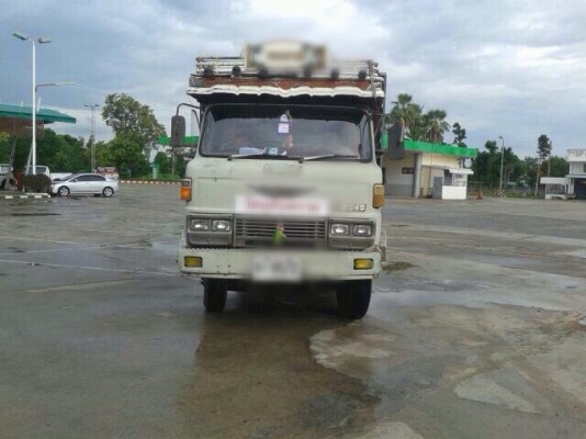 ขายรถบรรทุกหกล้อ HINO KM545 เครื่อง 4 สูบ WO4D - 117 แรง  กระบะคาร์โก้ยาว 5.5 เมตร เฟืองท้าย F