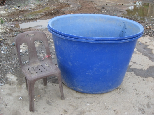 ขายถังน็อกกุ้ง  ราคาใบละ 500 บาท