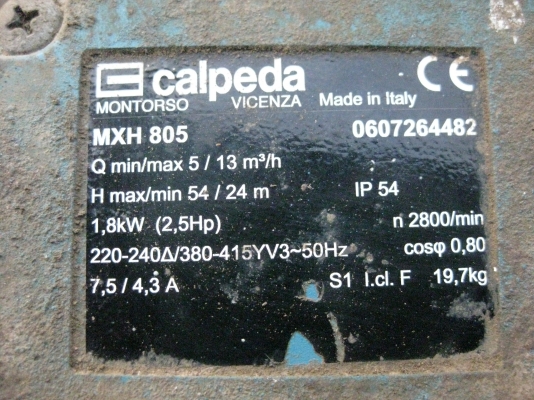 ขายปั๊มน้ำ 2.5 แรง 3500 บาท ขายปั๊มน้ำ 2.5 แรง 3500 บาท