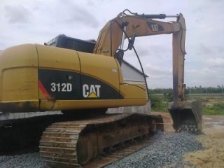 CAT 312D กระบอกดำรุ่นล่าสุดปี54 แอร์เย็น ไฟฟ้าเต็ม มือเดวป้ายแดง เล่มชุดโอนพร้อม