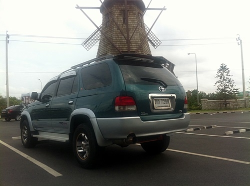 TOYOTA SPORT RIDER AIRBAG ABS โฟวิล4X4ตัวTOP วาง1UZv8 2ระบบLPG นำมัน คุ้มสุดๆคับ