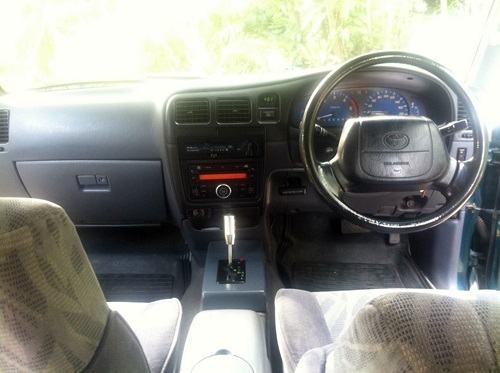 TOYOTA SPORT RIDER AIRBAG ABS โฟวิล4X4ตัวTOP วาง1UZv8 2ระบบLPG นำมัน คุ้มสุดๆคับ