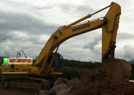 ขายดาวน์รถแบคโฮ KOMATSU PC 300-8 ขายดาวน์รถแบคโฮ KOMATSU PC 300-8