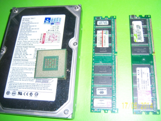 ฮาร์ดดิช 80GB IDE ใช้ได้ปรกติแรมDDR1 512