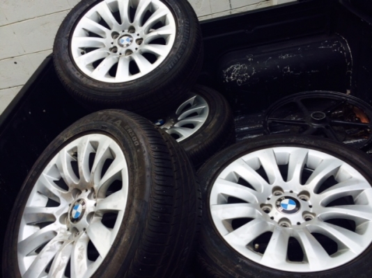 แม๊กแท้ bmw ซีรีย3 ติดรถ สภาพมือ1 พร้อมยาง