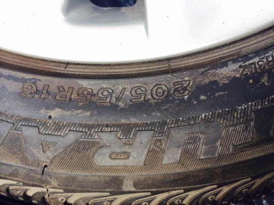 แม๊กแท้ bmw ซีรีย3 ติดรถ สภาพมือ1 พร้อมยาง