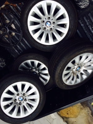 แม๊กแท้ bmw ซีรีย3 ติดรถ สภาพมือ1 พร้อมยาง
