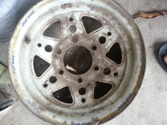 แม็กหยดน้ำสวยๆๆๆเลย 15"  6รู