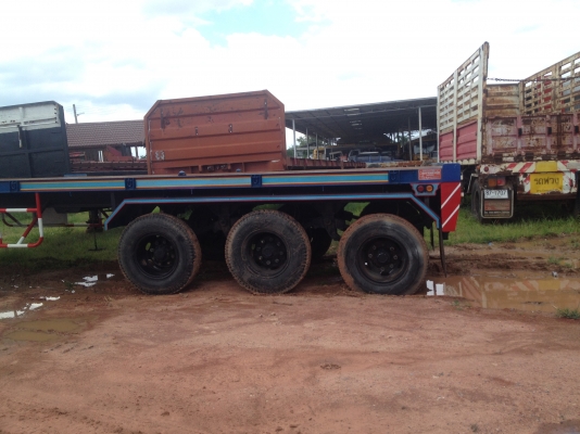 ขายหางพื้นเรียบ 3 เพลา ยาว 12.5 เมตร พร้อมเก็บงาน จดทะเบียนแล้วเรียบร้อย ขายๆๆๆๆครับโทรเลยครับ