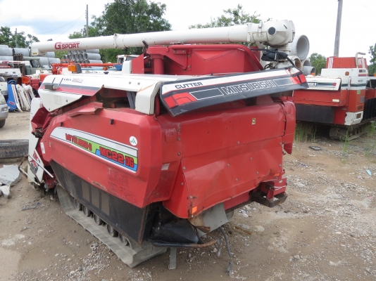 รถเกี่ยวนวดข้าว มิตซูบิชิ  รุ่นอุ้มข้าว เกี่ยวข้าวไม่หล่น