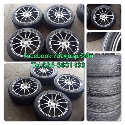 ขายแม็กมือ2ลาย Mic Racing ขอบ17 4รู100+ ยาง ราคา6,900 บาทถูก