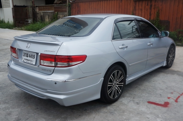 HONDA ACCORD ปี 2004 ขายรถสวย ชุดแต่งรอบคัน ARIBAG คู่ เบรค ABS ล้อ MAX แต่ง เบาะหนังปรับไฟฟ้า สปอรตไลท์ เครื่องวิ่งดีมาก ช่วงล่างแน่น แอร์เย็นๆ ภายในลายไม้สภาพสวย สีสวย รถพร้อมใช้งาน จัดไฟแนนได้ HONDA ACCORD ปี 2004 ขายรถสวย ชุดแต่งรอบคัน ARIBAG คู่ เบรค ABS ล้อ MAX แต่ง เบาะหนังปรับไฟฟ้า สปอรตไลท์ เครื่องวิ่งดีมาก ช่วงล่างแน่น แอร์เย็นๆ ภายในลายไม้สภาพสวย สีสวย รถพร้อมใช้งาน จัดไฟแนนได้