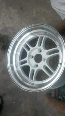 Rpf1 ขอบ 15 กว้าง 8 ใส่ 4 รู 100 ไร้ตำหนิ ใส่เดือนกว่าๆ Rpf1 ขอบ 15 กว้าง 8 ใส่ 4 รู 100 ไร้ตำหนิ ใส่เดือนกว่าๆ