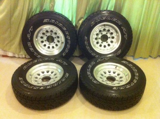 ขายล้อหยดน้ำ 2 ชิ้น japan พร้อมยาง at 30 ขายล้อหยดน้ำ 2 ชิ้น japan พร้อมยาง at 30