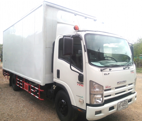 6 ล้อกลาง *Euro.3*  ISUZU  NQR 175 แรงม้า *คอมมอนเรว* ยาว 5.50 ม. * รถสวยเดิม+สวยจริง * รถห้างแท้ * มีเล่มพร้อมโอน *