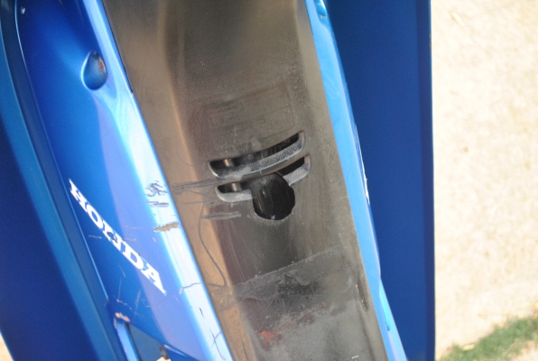 ขาย honda wave100 ทะเบียนโอน ดีสเบรค สีน้ำเงิน ปี 47 ราคา12500 บาท