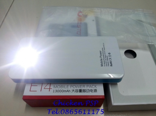 แบตเตอรี่สำรองมือถือ E14 MISTO 13000 mA มีจอ Lcd ( ของแท้ )