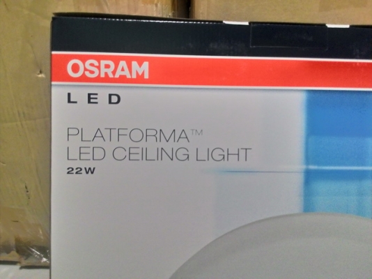 ไฟเพดานชนิด LED  ยี่ห้อ ออสแลมป์ มีแสงให้เลือก 2 แบบครับ