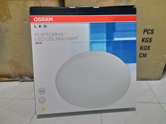 ไฟเพดานชนิด LED  ยี่ห้อ ออสแลมป์ มีแสงให้เลือก 2 แบบครับ