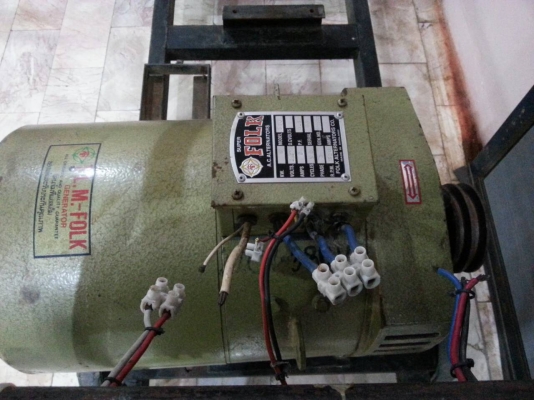 ขาย ไดปั่นไฟ Folk พร้อมแท่น 5kva