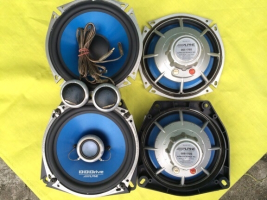 เซ็ทลำโพง Alpine ตระกูล DDDrive ครบชุดหน้าหลัง