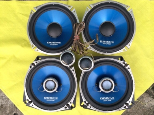 เซ็ทลำโพง Alpine ตระกูล DDDrive ครบชุดหน้าหลัง