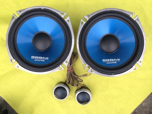 เซ็ทลำโพง Alpine ตระกูล DDDrive ครบชุดหน้าหลัง