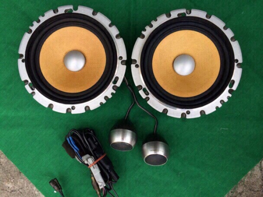 ชุดแยกชิ้น Pioneer Carrozzeria TS-C1600A ลำโพงเสียงกลาง ขนาด 6 นิ้ว