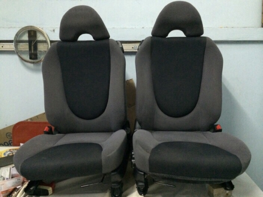เบาะเดิม Honda Jazz Gd สีเทาครบชุด หน้าหลัง/แผงข้าง