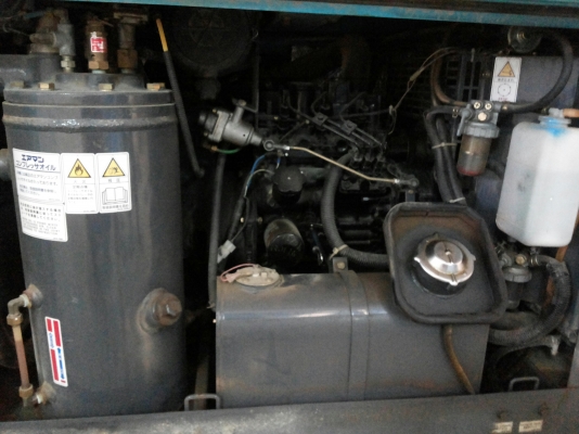 AIRMAN PDS50S-5A1 เครื่องลมมือสอง เก่าญี่ปุ่น โทร 083 081 2889