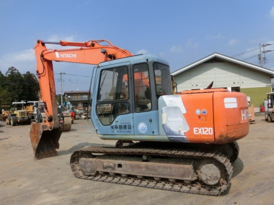 ขายด่วน HITACHI EX120-3  นำเข้าจากญี่ปุ่นยังไม่เคยใช้งานในไทย สภาพสวย เครื่องปั้มดี ไฟฟ้าครบ