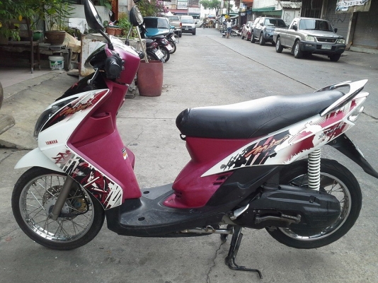 Mio ไฟคู่ ปี 52 สีขาว ม่วง รถสวย เครื่องเดิม แน่นๆ ไม่หลวม ควันไม่ไหล เอกสารครบ