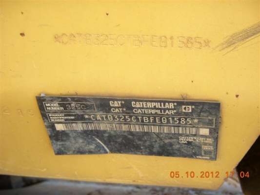 ขาย CAT325CL Serial:BFE-01585 Year:2005 Hour:6937 สนใจตรวจสภาพหรือสอบถามราคาและรายละเอียดโทร 084-8742961 เจียบค่ะ ขาย CAT325CL Serial:BFE-01585 Year:2005 Hour:6937 สนใจตรวจสภาพหรือสอบถามราคาและรายละเอียดโทร 084-8742961 เจียบค่ะ