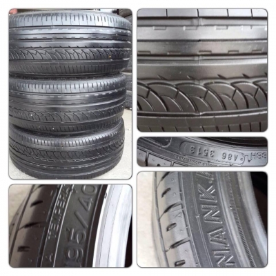 ขายยางขอบ17 ปี 13 Nankang 195-40-17 **มี3เส้น **ราคา 3,200 บาท **ใส่เดือนเดียว***