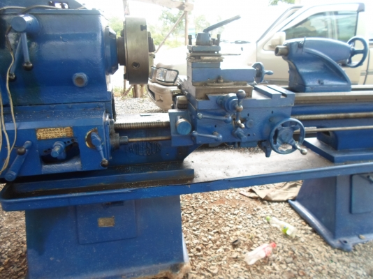 แท่นกลึง 7 ฟุต 2 เพลา เกียร์บล็อก พร้อมใช้งาน ถูก ๆ แค่ 60,000