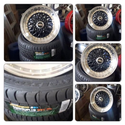 ขายล้อใหม่16 BBS น8-ล9 พร้อมยางใหม่ ปี14 ปกติ21,000 ฿. เหลือเพียง 19,500 ฿. เท่านั้น!!! มีแค่ชุดเดียวนะจ๊ะ