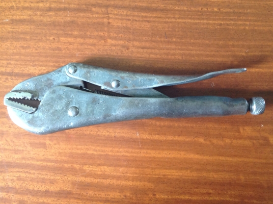 ขายคีมล็อค Petersen Vise Grip Dewitt Nebr.1942 รุ่นแรกๆ (หายาก) ฟันล่างด้านมุมขวามีตำหนิ ขายราคาพิเศษ