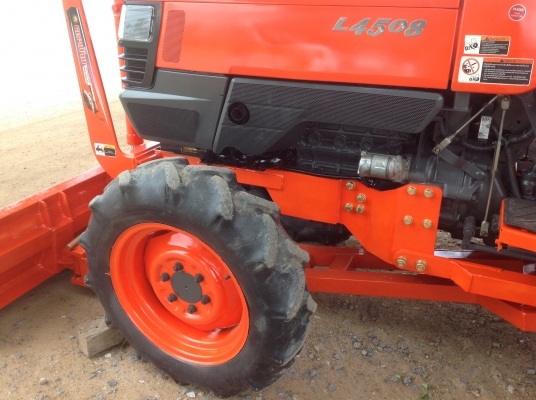 ปัญญาแทรคเตอร์มาแล้ว...จัดมาให้ครับ รีบโดยด่วน.คูโบต้า L4508 พร้อมใบมีดFD184Fตราช้าง โรตาลี่RX180ตราช้าง ยางหลังใหม่ พร้อมส่ง จัดส่ง อ.ปัว จ.น่าน