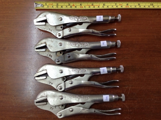 ขายคีมล็อค Petersen Vise Grip 7R, 4 รุ่น ตัวละ
