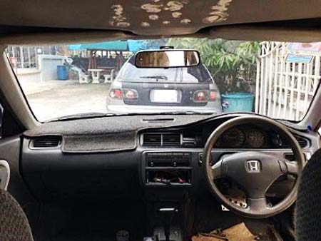 CIVIC EG 4 d ปี 95 เกียร์ออโต้ เครื่อง D15B ติด LPG หัวฉีด ดิสก์เบรค 4 ล้อ กระจกไฟฟ้า ปรับข้างไฟฟ้า เซ็นทรัลล็อค รีโมทกันขโมย ภายในเรียบร้อย ภาษีไม่ขาด ราคา 79,000 บาท   โทร.0896878976 โอ๋  id line : charnpreecha