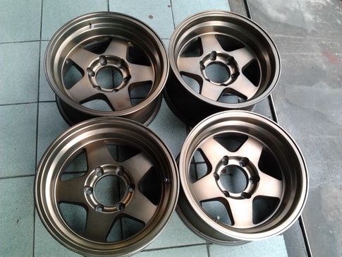 ล้อแบรดเลย์ ขอบ 16 Lenso ออฟ -20 สีชา สภาพใหม่