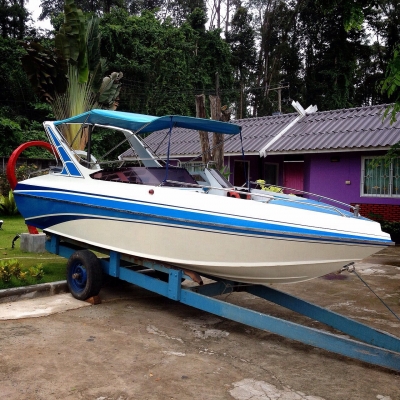 เรือสปีดโบ๊ต21ฟุต เครื่องยามาฮ่า60แรง250000บาท