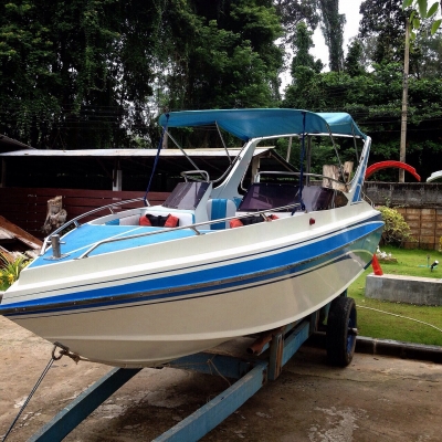 เรือสปีดโบ๊ต21ฟุต เครื่องยามาฮ่า60แรง250000บาท
